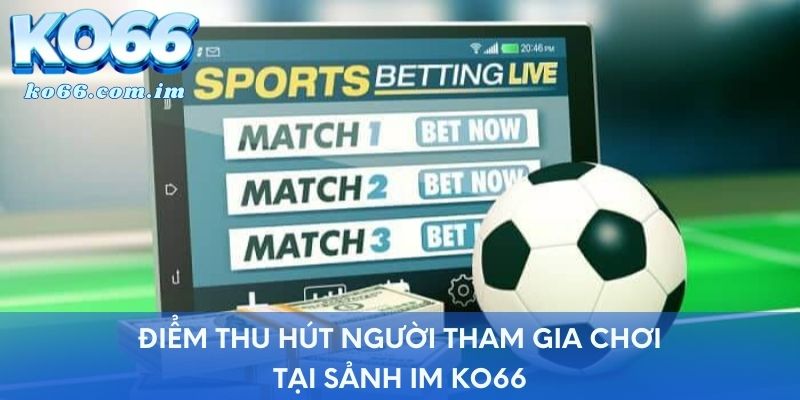 Điểm thu hút người tham gia chơi tại sảnh IM KO66